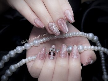 ローラキラ(Rola kira)/春の甘めピンクネイル