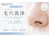 【自分では落とせない皮脂詰まりを除去!】毛穴洗浄コース ¥3,300