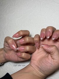 冬の先端ラメネイル