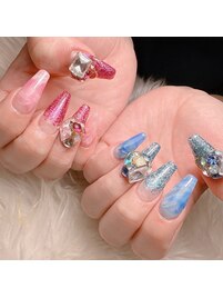 スカルプアート4本し放題1cm以上