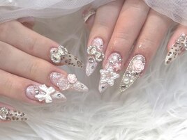 パーツ×ヒョウ柄