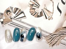 フルールソンネイル(fleur son nail)/12月定額シンプルアート