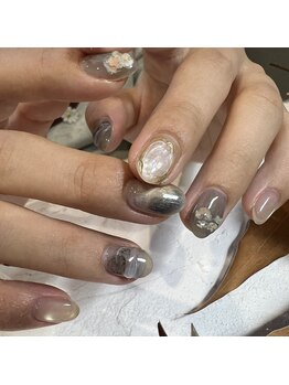 シャルムネイル(charme nail)の写真/【旬のトレンドデザインを豊富にご用意◎】当店ならではの個性的でお洒落なデザインが大人気！！