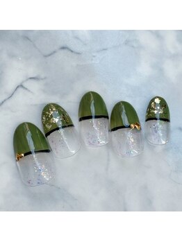 サロン ドゥ プリエ(SALON deux PRIER)/☆ピスタチオ定額デザイン☆