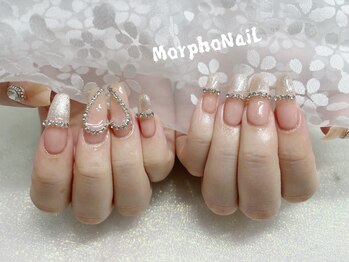 モルフォネイル(Morpho nail)/#ワンホンネイル #モテカワ