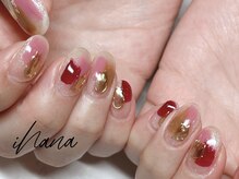 イハナ(ihana)/持込デザイン＊ぬりかけアート