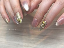 ヴィヴィアン ネイル(Vivian nail)/フラワー　マグネット