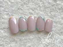 ラテネイル(Latte Nail)/Simple design