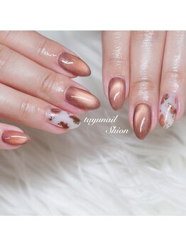 たゆ ネイル(たゆnail)/enoiアニマル柄マグネットネイル