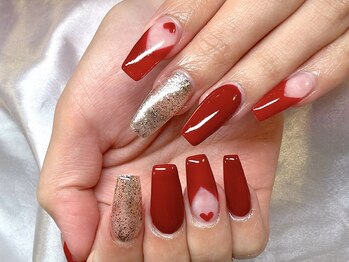 マシェリ(MA CHERIE)/レッドネイル