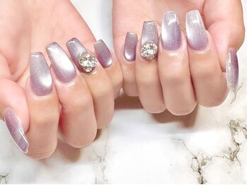 クレアラルーチェ 京都伏見桃山店(Crea la Luce)の写真/1本折れてしまった方も10本ロング希望も！チップやアクリルでの長さだし可能☆