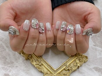 ネイルサロン トゥービー 御徒町上野(To Be)/パーツ付け放題コース8990円