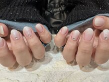 デューネイルスタジオ(dew nail studio)/冬ホワイトグラデーション
