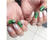 ジェルメ(germer)/個性派★手描きクワガタネイル！