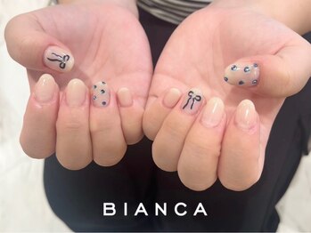 ビアンカ キュポ・ラ川口店(Bianca)/リボンネイル