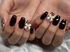 チェックネイル