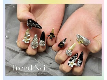 トレンドネイルスタジオ(Trend Nail Studio)/スカルプ長さ出しへの変更は有料