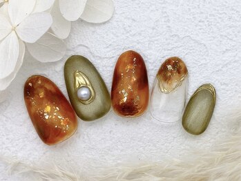 ザ・べっ甲ネイル