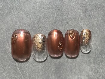 カラネイル 南森町店(calla nail)/ブロンズミラー