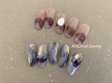 アンドネイル ビューティー(AND nail,beauty)/夏ネイル/ニュアンスネイル
