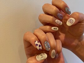 <ハンド>デザインシンプルネイル