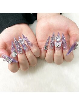 ティアラネイル(TIARA NAIL)/パーツつけ放題¥16000