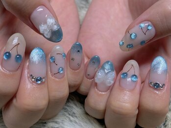 ルアナネイル(Luana_Nail)の写真/≪水戸元吉田好アクセス！≫こだわり派さんも大満足の可愛いカラー多数♪マグネットネイルも15種類以上☆