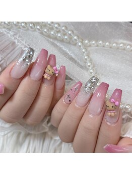 リンドネイル バイ モカ アンド ララ(Lind nail by moca and LaLa)/キティネイル