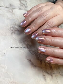 ルアイナ(LUAINA)/マグネット×オーロラネイル