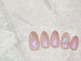 先端ホロネイル/春デザイン