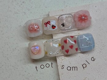 フットネイル定額サンプル