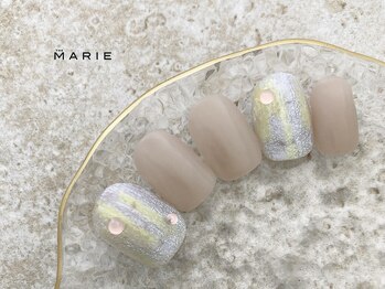 ザ マリー 三条店(THE MARIE)/3)6000円 シンプルネイル 0501a