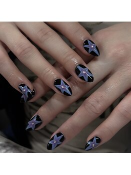 ダイガクドオリ美容室 ネイル(NAIL)/スターネイル