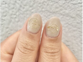 ニキ ヘアー ネイル(niki hair nail)/スヌーピーネイル