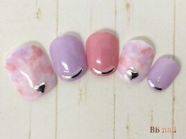 春フットネイル