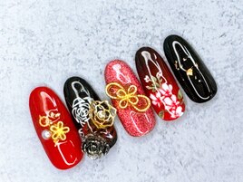 ◆成人式ネイルデザイン◆￥8500