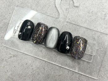 ブラック×シルバー×フラッシュ