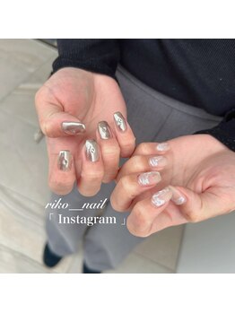 アイディー(i-dee)/ミラーネイル×インクネイル