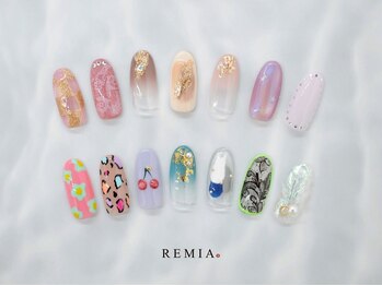 レミア 横須賀中央(REMIA)の写真/＜当日予約OK!!＞【ハンド定額デザイン￥6900～】ネイルが初めての方もお気に入りがきっと見つかる♪
