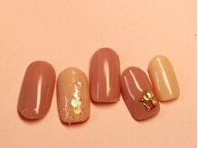 ネイルアンドアイラッシュ リラ 東三国店(Rela)/シンプルデザイン¥4900(オフ込)