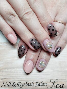 ネイルアンドアイラッシュサロン レア 千葉店(Lea)/アート6本付ジェル