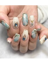 ブランネイル(BLANC.nail)/ターコイズネイル