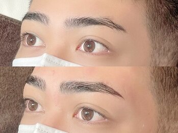 アネラ イオンモールつくば店(anela)の写真/男性も眉毛で印象変わります！男女共に気軽に通えるサロン♪カップル、親子でのご来店も◎＜つくば＞