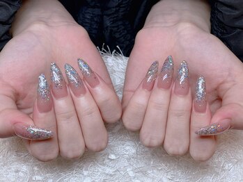 レアネイル 新宿(le'a nail)/ラメグラデーション