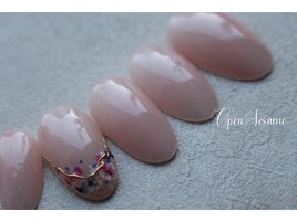 押し花ネイル/石神井公園