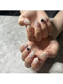 水玉×リボン
