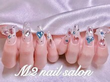 エムズ ネイルサロン(M2)/長さだし宝石ネイル