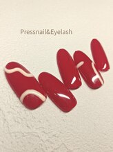 プレス ネイルアンドアイラッシュ(PRESS NAIL&EYELASH)/【ハンド】定額※オフ込￥9800