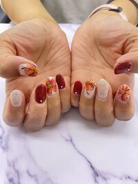フラワーネイル