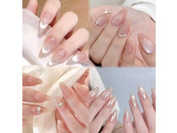 ワイスリー(Y3)の写真/さりげないのに印象的。大人女性の手を美しく見せる上品シンプルネイル♪人気のマグネットネイルも◎